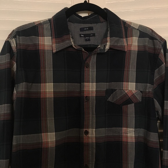 Slim Fit Gap Long Sleeve Light Weight Shirt - Picture 3 of 3